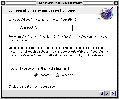 Dial Setup Macintosh OS 8 9