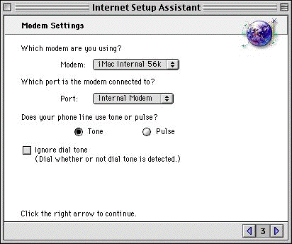 Dial Setup Macintosh OS 8 9