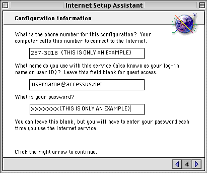 Dial Setup Macintosh OS 8 9