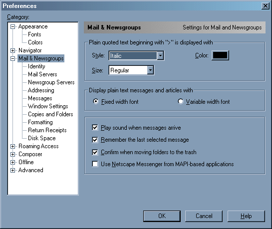 Netscape Messenger 4.78