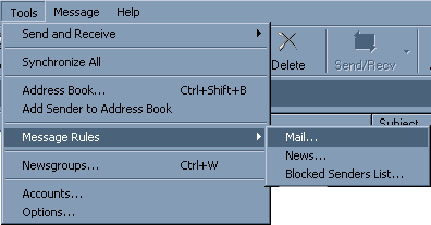 Outlook Express Filters