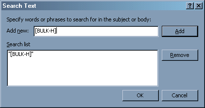 Outlook Filters