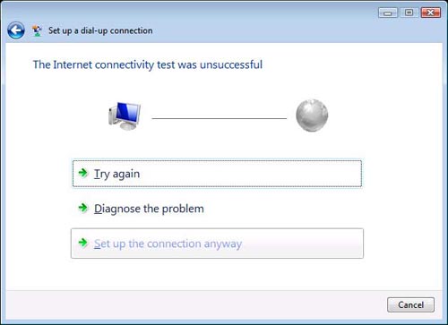 Dial Setup Windows Vista
